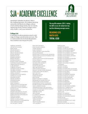 Sja=Academic Excellence