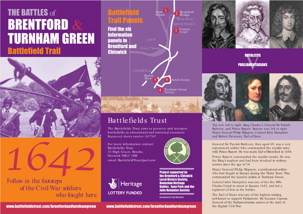 Battlefield Trail Leaflet