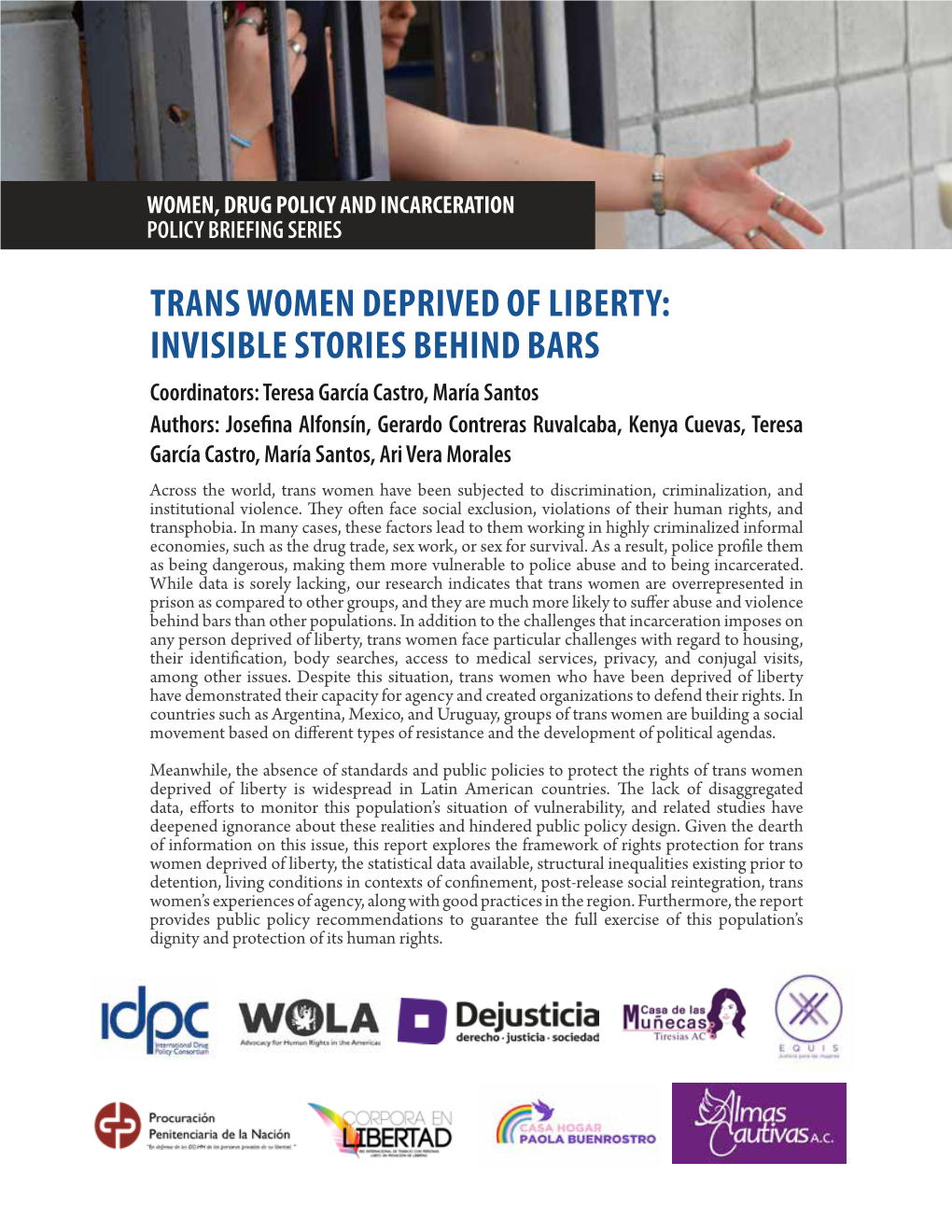 Trans Women Deprived of Liberty I 2 I Their Apparent Sex And/Or Gender.9