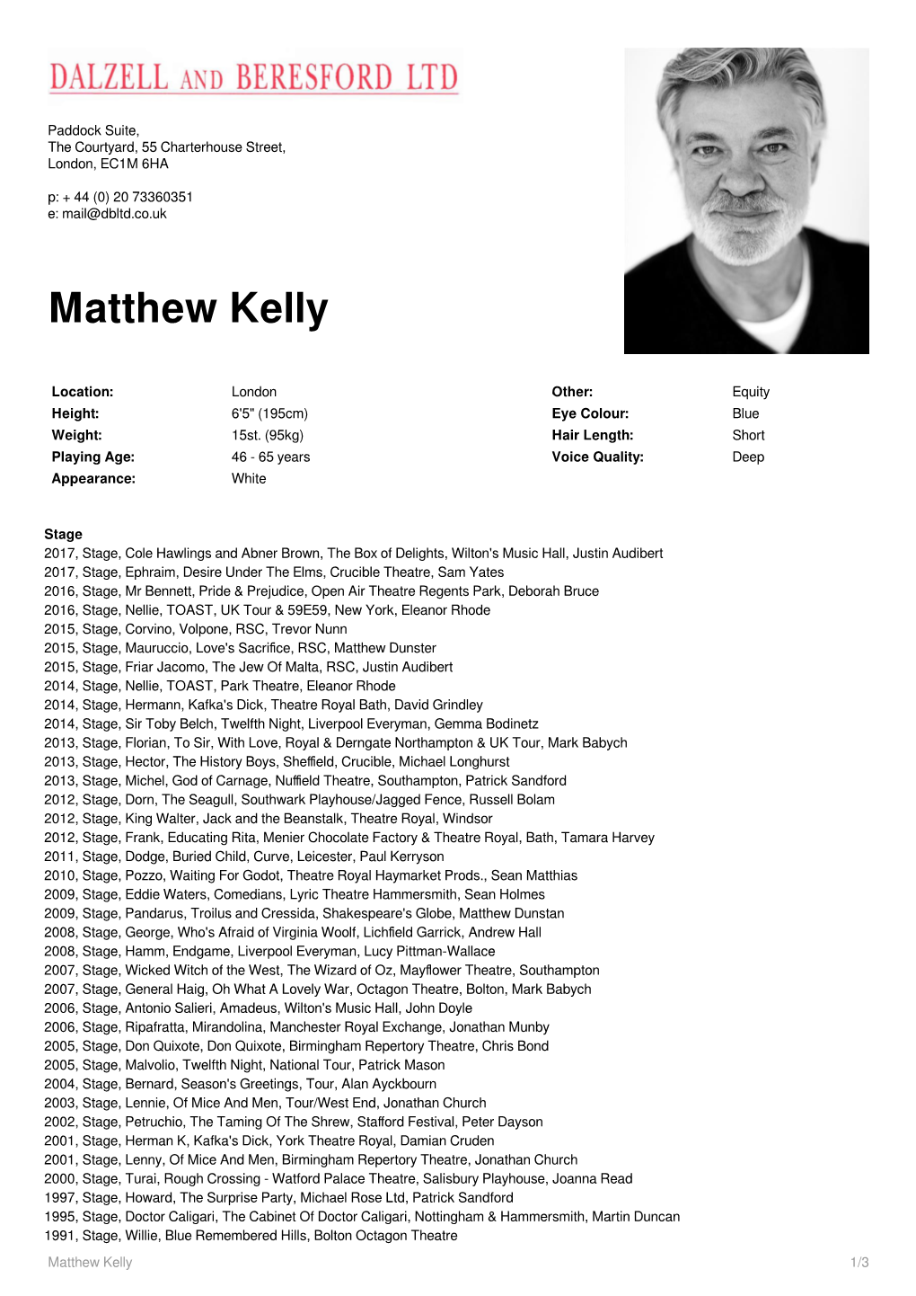 Matthew Kelly