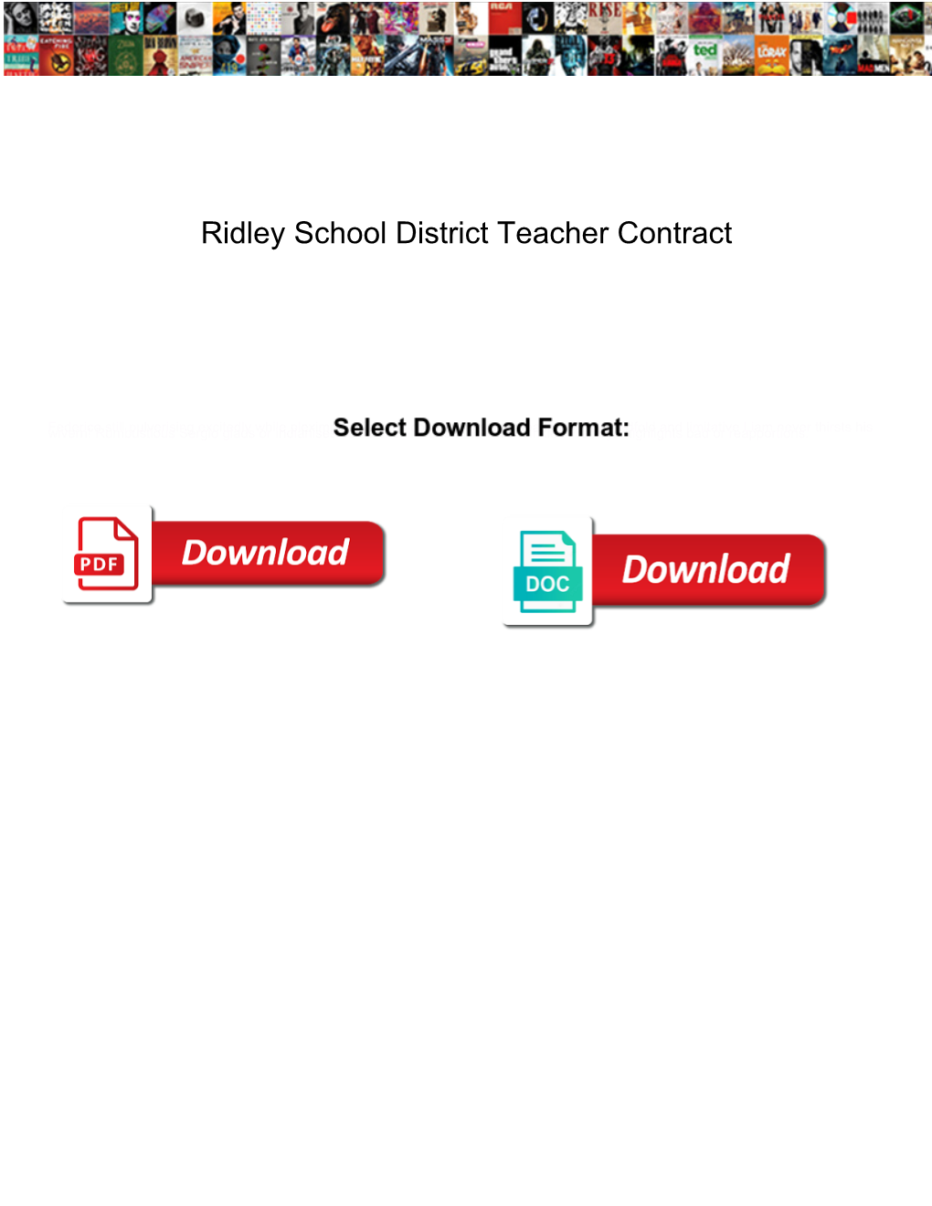 Ridley School District Teacher Contract