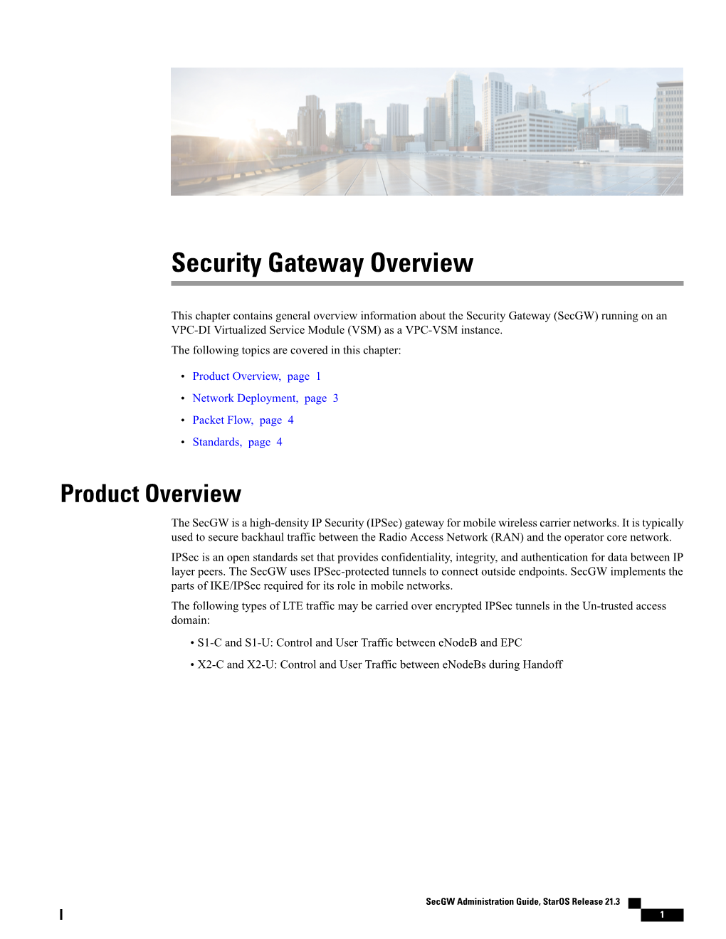 Security Gateway Overview