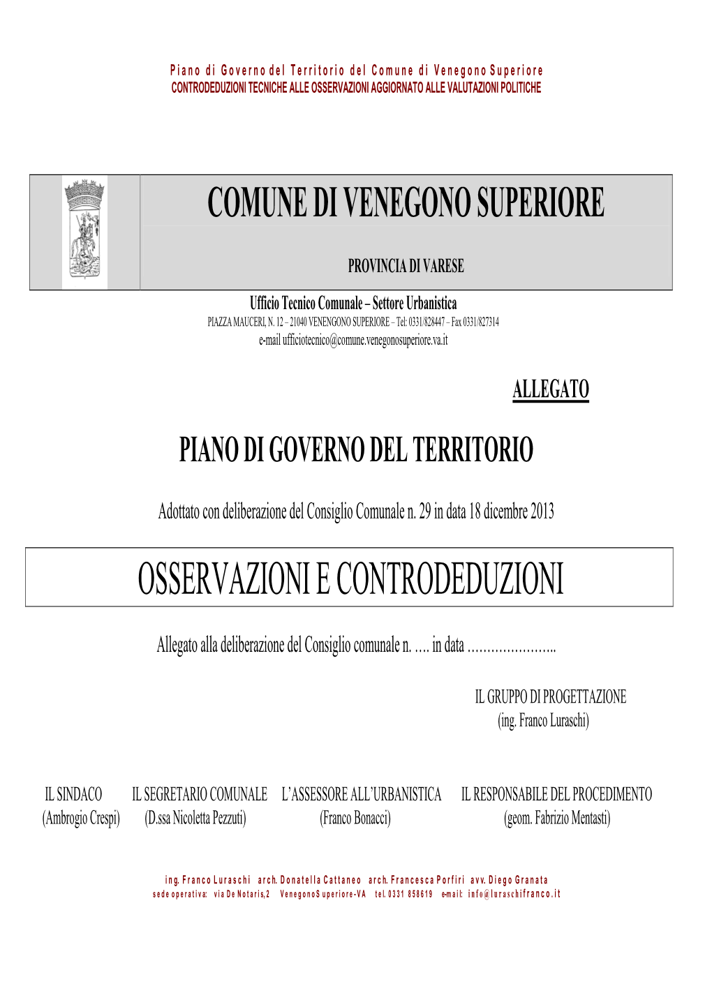 Controdeduzioni Politiche 29.04