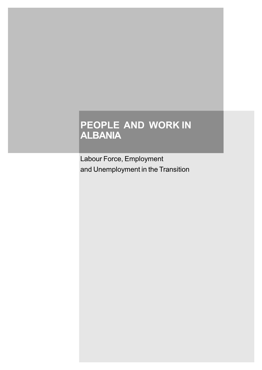 People and Work in Albania