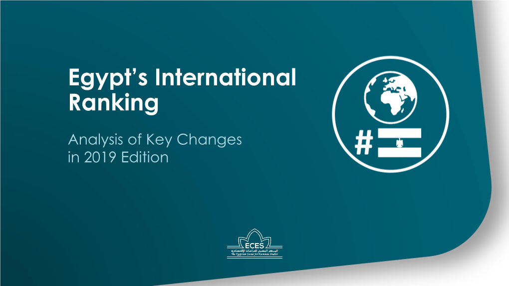 Egypt's International Ranking