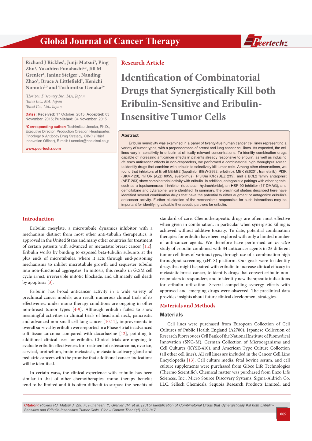 Insensitive Tumor Cells