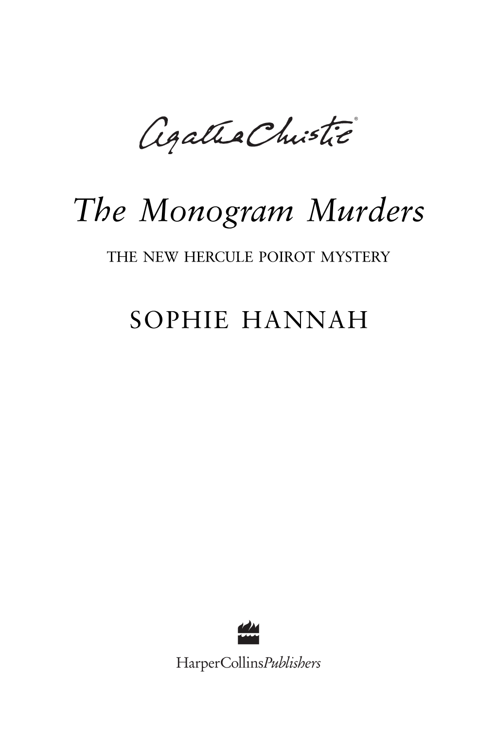 The Monogram Murders