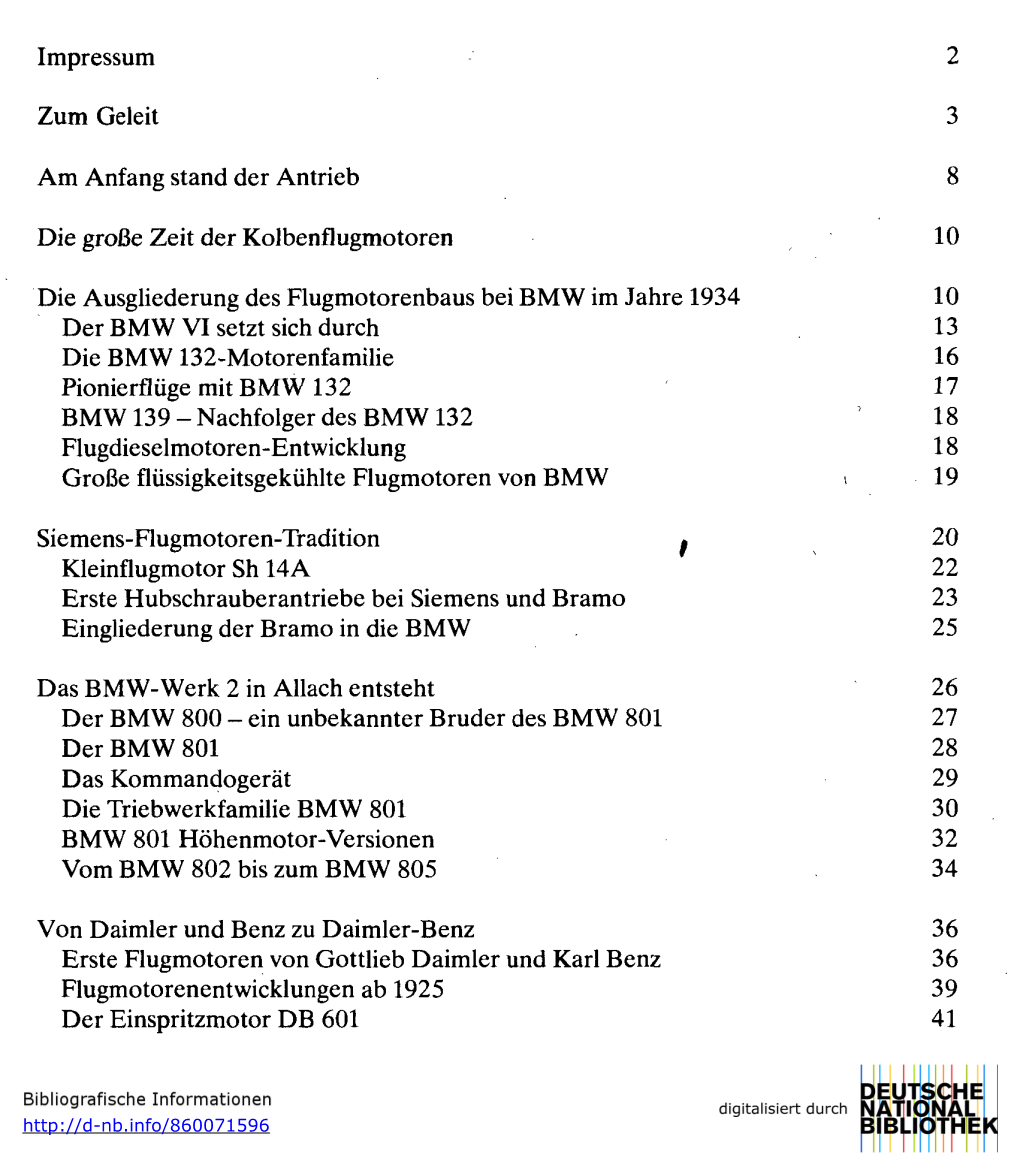 Impressum Zum Geleit 3 Am Anfang Stand Der Antrieb 8 Die Große Zeit