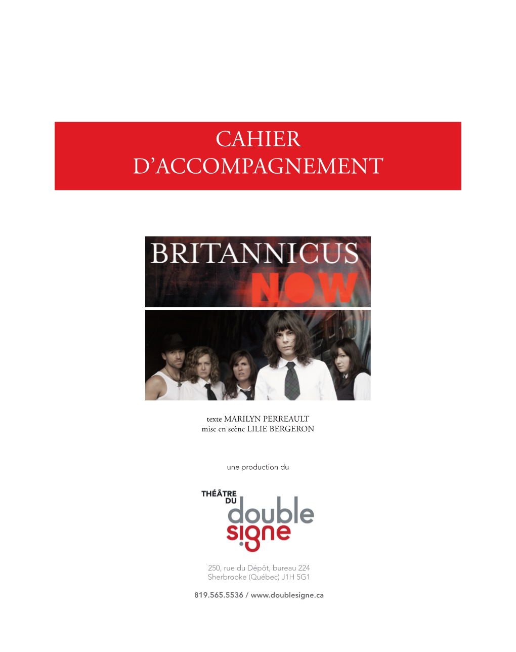 Cahier D'accompagnement