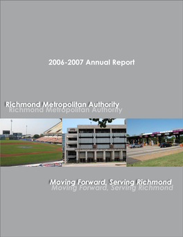 Moving Forward, Serving Richmond Richmond Metropolitan Authority