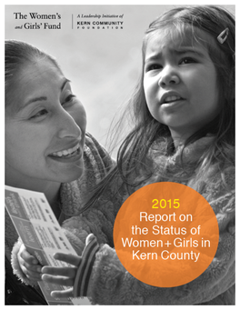 2015 Report on the Status of Women and Girls in Kern County