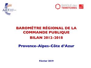Baromètre Régional Provence-Alpes-Côte D'azur