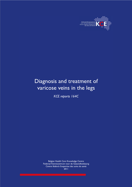 Diagnosis and Treatment of Varicose Veins in the Legs