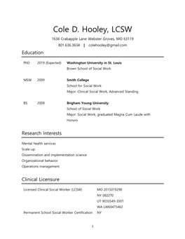 Cole Hooley CV-R .Docx