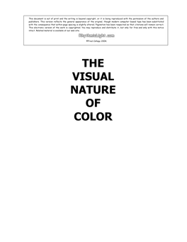 The Visual Nature of Color