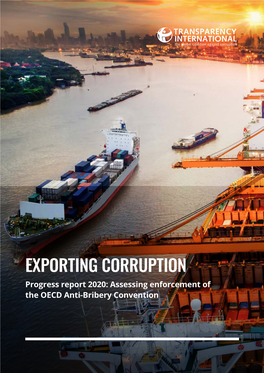 Exporting Corruption. Progress Report 2020