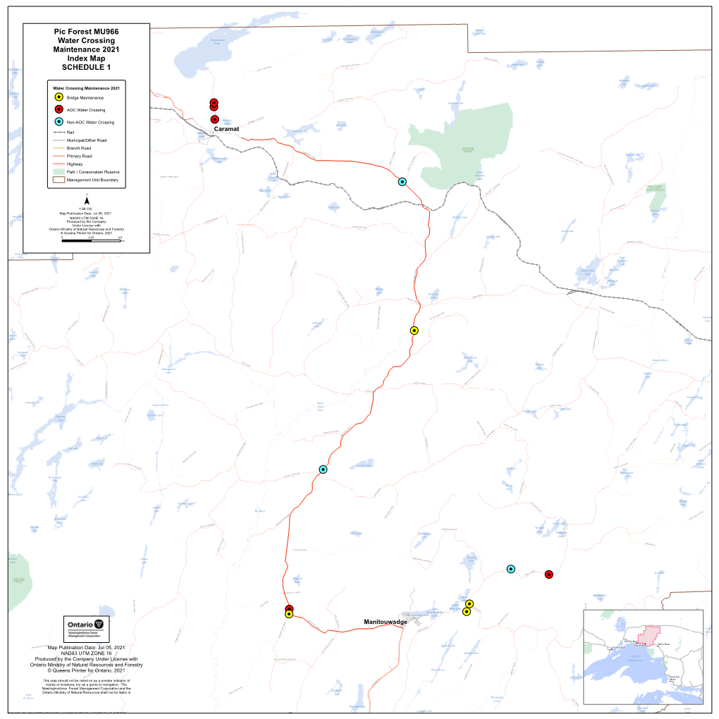 Huan Tuffy Lake Kassagimini Water Crossing Lake Lake Maintenance 2021