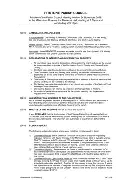 Minutes of the Meeting Held on 30 March 2006 at 7