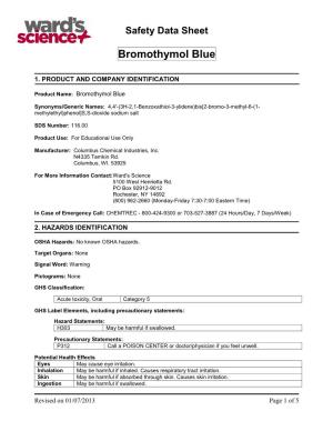 Bromothymol Blue