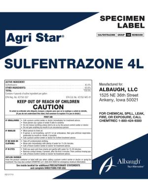 Sulfentrazone 4L