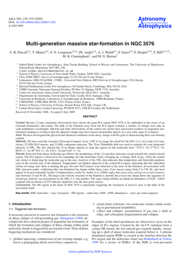 Multi-Generation Massive Star-Formation in NGC 3576