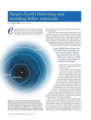 Detecting and Avoiding Killer Asteroids