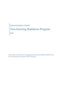 NIH Non-Ionizing Radiation Program