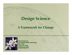 Design Sciencescience