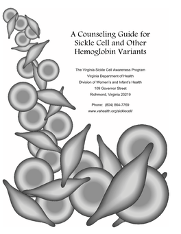 A Counseling Guide for Sickle Cell and Other Hemoglobin Variants