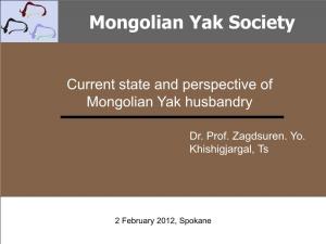Mongolian Yak Society Dr