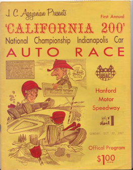 California200raceprogram-1967.Pdf