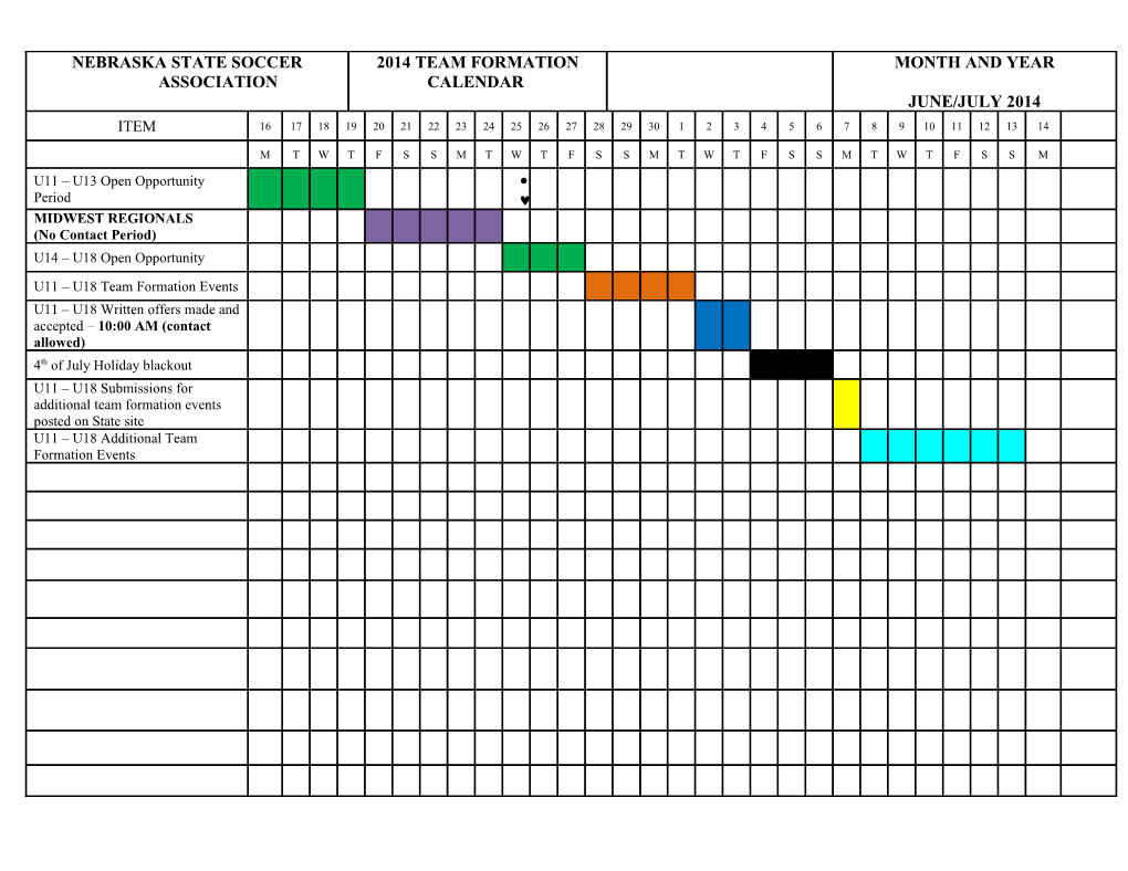 Activity Security Checklist