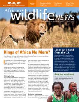 Kings of Africa No More? from the U.S