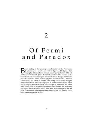 2 of Fermi and Paradox