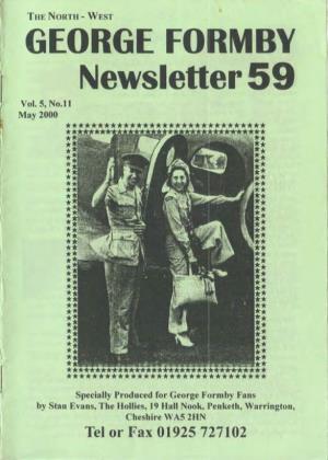 GEORGE FORMBY Newsletter 59 Vol