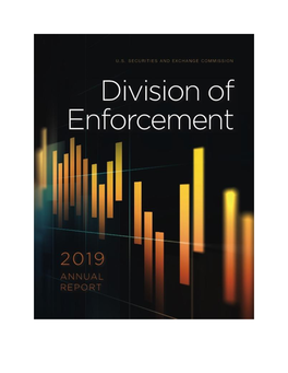 Division of Enforcement 2019 Annual Report