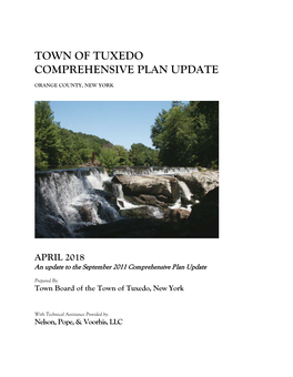 2018 Town of Tuxedo Comprehensive Plan Update