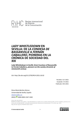 Lady Whistledown En Sevilla