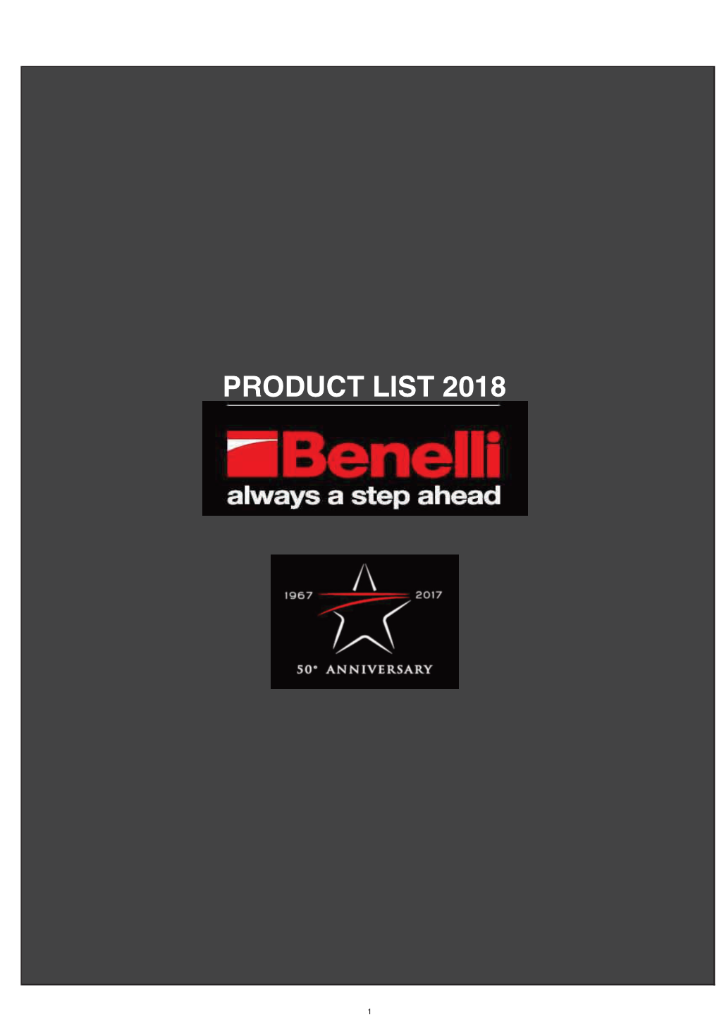 Product List 2018