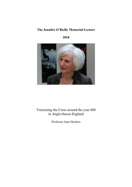 Venerating the Cross Around the Year 800 in Anglo-Saxon England