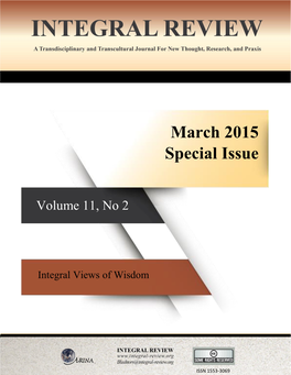 March 2015 Special Issue