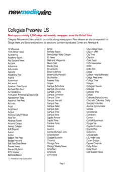 Collegiate Presswire US