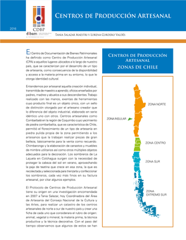 Centros De Producción Artesanal