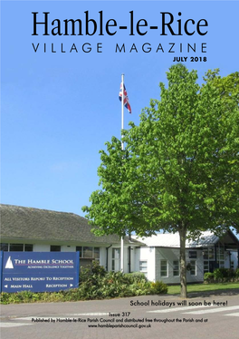 Hamble-Le-Rice VILLAGE MAGAZINE JULY 2018