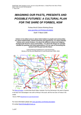 A Cultural Plan for the Shire of Forbes, Nsw -.:: GEOCITIES.Ws