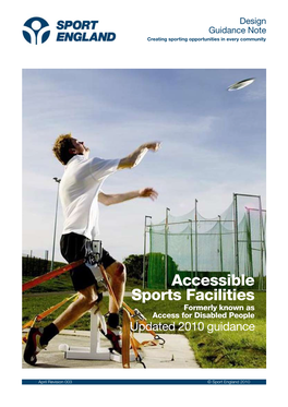 Sport England – Accessible Sports Facilities