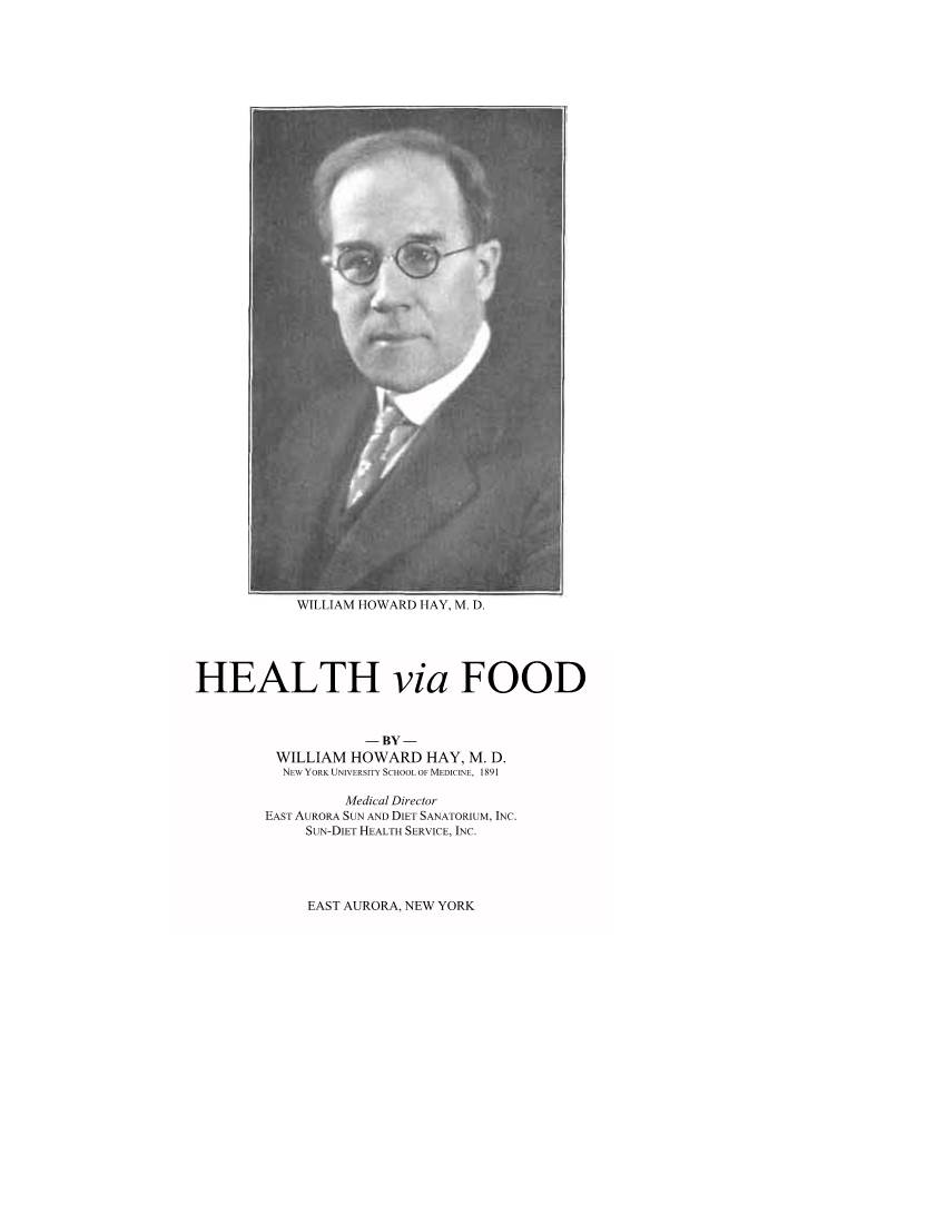HEALTH Via FOOD