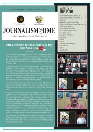 Media School – Jul 2021 Fortnight Issue I