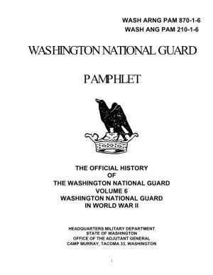 Washington National Guard in World War Ii
