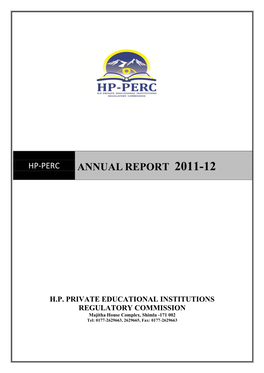 Annual Report for the Year 2011-12